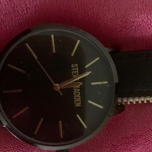 Black And Gold Steve Madden Wrist watch